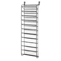Whitmor 36 Pair Over The Door Shoe Rack Black