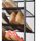 Range-chaussures à suspendre Whitmor 36 paires Noir