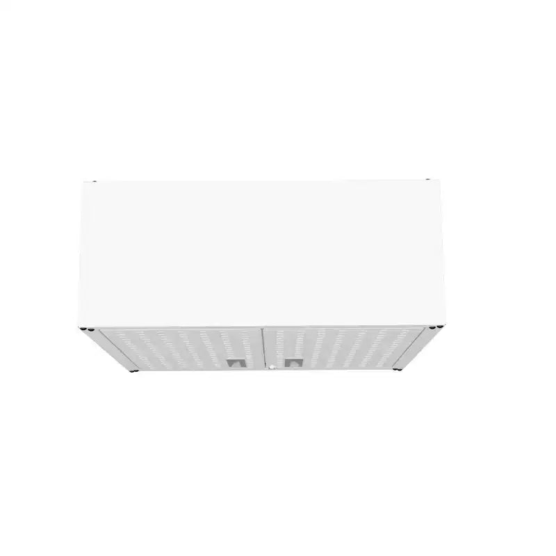 Manhattan Comfort Fortress Ensemble de 2 armoires de garage flottantes blanches