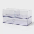 Clear Divided Bin with Drawer - Brightroom™