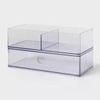 Clear Divided Bin with Drawer - Brightroom™