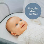 Chicco LullaGlide 3-en-1 Berceau – Luna : Permet à bébé de se balancer doucement, drap-housse, cadre métallique