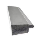 Amanti Art Miroir mural de salle de bain étroit non biseauté Vista de 39 po x 27 po en nickel brossé : rectangulaire, moderne, à fixation murale, quincaillerie incluse