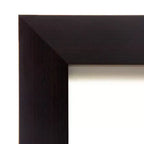 Miroir mural de salle de bain en bois Espresso non biseauté Amanti Art Portico 34" x 28" : Rectangulaire moderne, mural