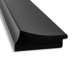 Miroir mural Grand Noir sans biseau 42" x 30" - Amanti Art