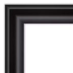 Miroir mural Grand Noir sans biseau 42" x 30" - Amanti Art
