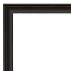 Miroir mural de salle de bain Trio bronze huilé non biseauté 23" x 29" - Amanti Art : Miroir de courtoisie rectangulaire, cadre en polystyrène