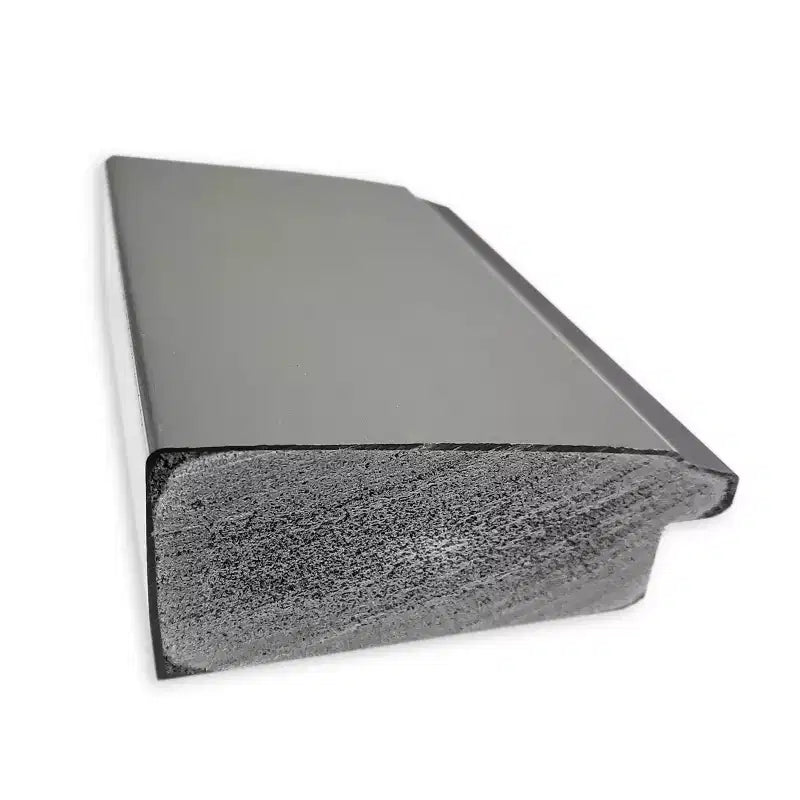 Miroir Mural de Salle de Bain Amanti Art 40"x28" Vista Non Biseauté en Nickel Brossé : Rectangulaire Moderne, Mural, Fixations Incluses