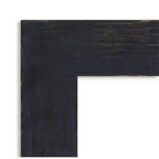 Miroir mural de salle de bain en bois de 40 x 28 po à rainures et languettes, non biseauté, bleu marine – Amanti Art : Rectangulaire, quincaillerie de montage incluse