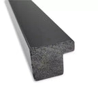 Miroir mural noir de jais de 38 po x 26 po sans biseau - Amanti Art : Cadre moderne en polystyrène, quincaillerie de montage incluse