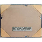 Miroir mural gris tourterelle non biseauté 42 po x 30 po - Amanti Art : Rectangulaire moderne, cadre en polystyrène