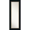 21" x 55" Non-Beveled Paragon Bronze Full Length on The Door Mirror - Amanti Art: Polystyrene Frame, Includes Mounting Hardware