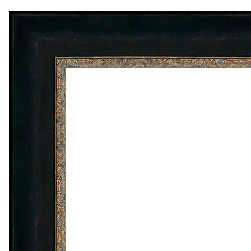Miroir de porte plein pied 21" x 55" Paragon Bronze non biseauté - Amanti Art : Cadre en polystyrène, quincaillerie de montage incluse