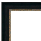 Miroir de porte plein pied 21" x 55" Paragon Bronze non biseauté - Amanti Art : Cadre en polystyrène, quincaillerie de montage incluse