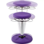 Chaise oscillante réglable Kore violette pour enfant, de 41,9 cm à 61 cm
