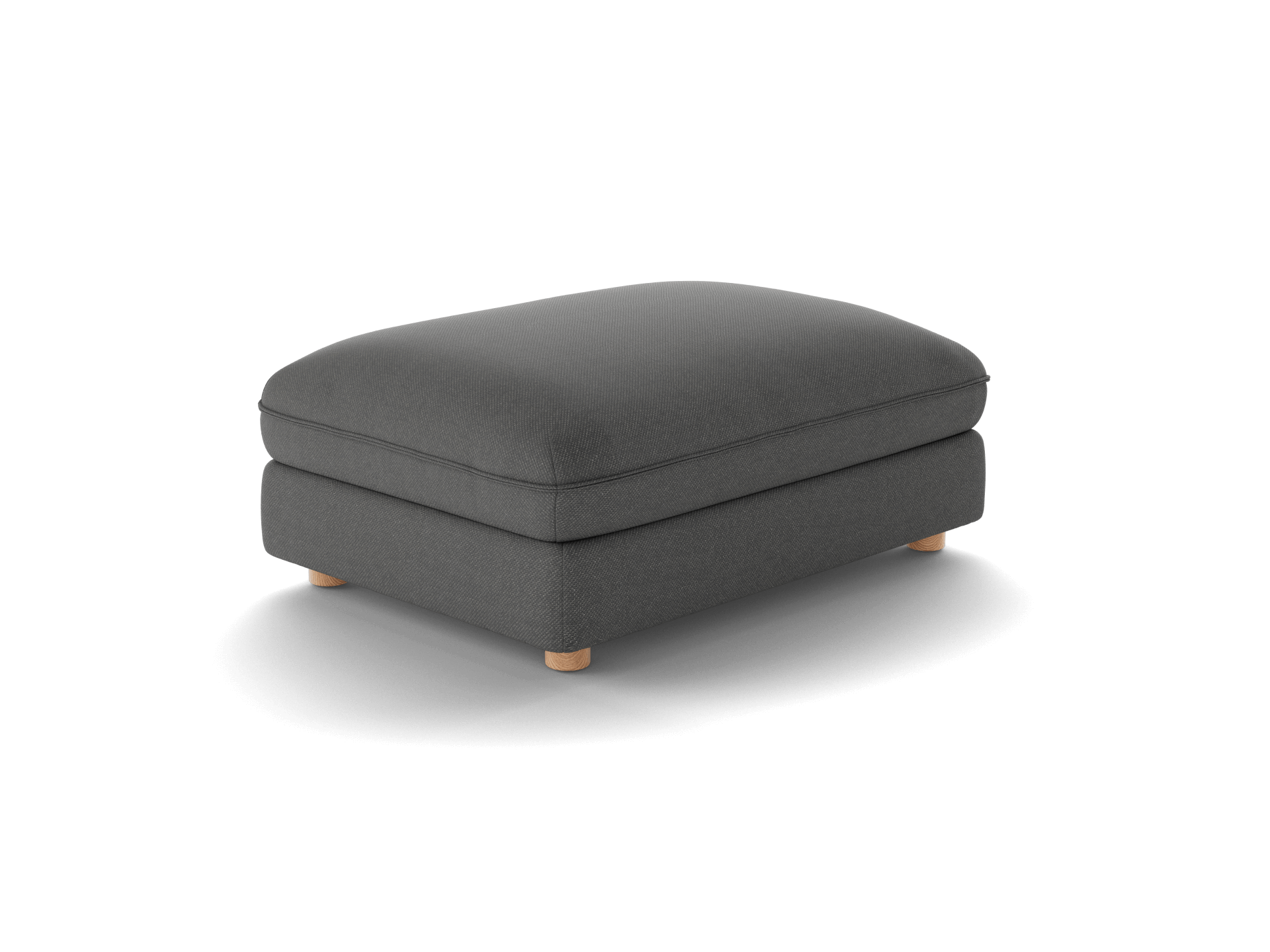 Ottoman – The Ottoman is a storage ottoman that doubles as a footrest, extra seating, or occasional table