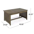 Table Basse Marron Belle Allure Haut de Gamme Sobre et Discrète