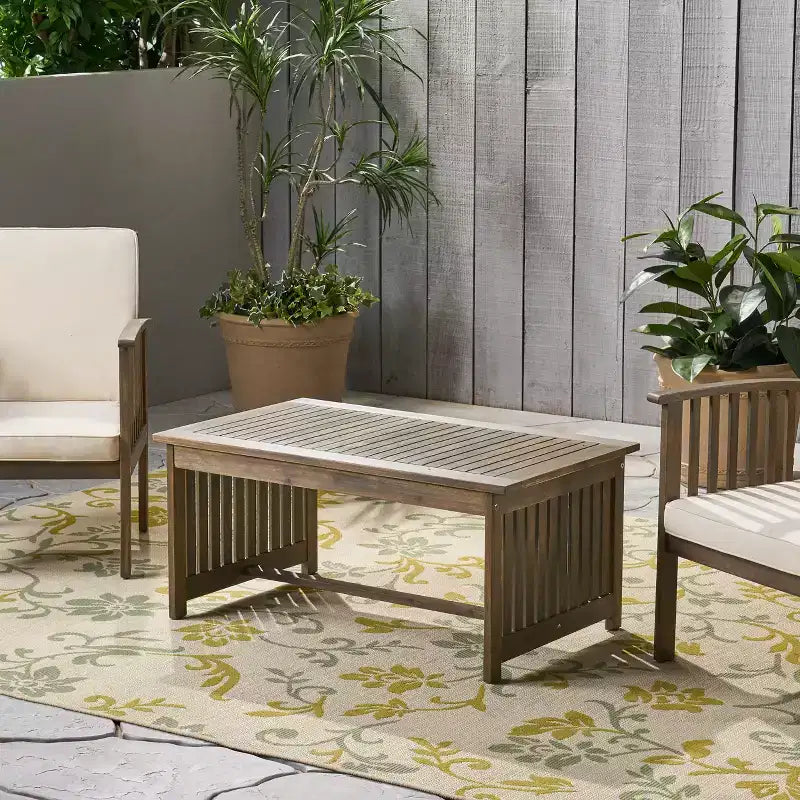 Table Basse Marron Belle Allure Haut de Gamme Sobre et Discrète