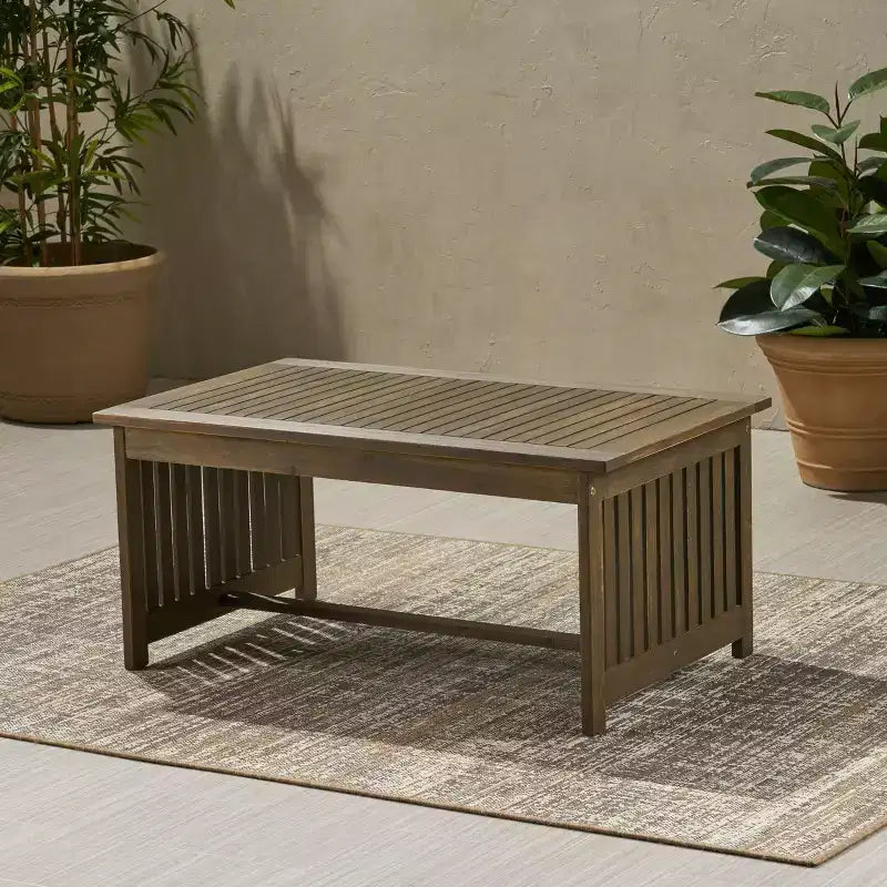 Table Basse Marron Belle Allure Haut de Gamme Sobre et Discrète