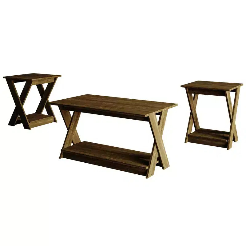Emporia 3 Piece Coffee Table Set