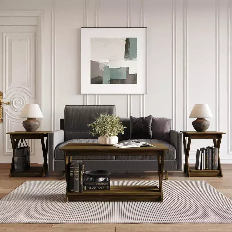 Emporia 3 Piece Coffee Table Set
