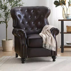 Christopher Knight Home Walder Contemporary Upholstered Tufted Pushback Recliner