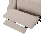 Walder Contemporary Upholstered Tufted Pushback Recliner