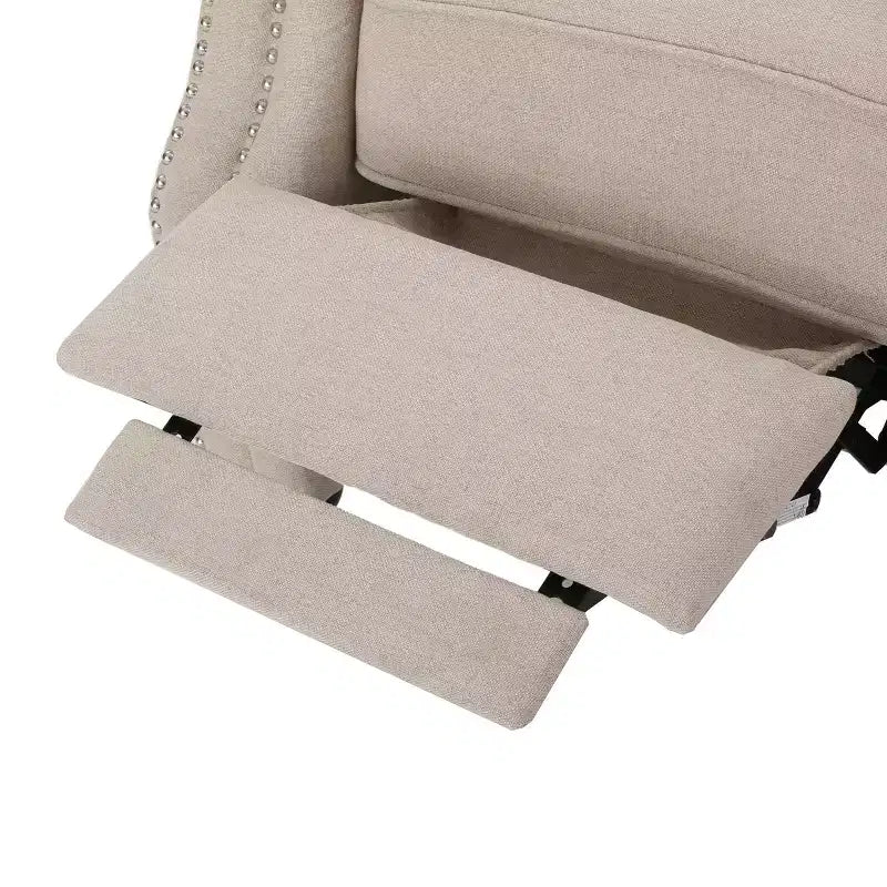 Walder Contemporary Upholstered Tufted Pushback Recliner
