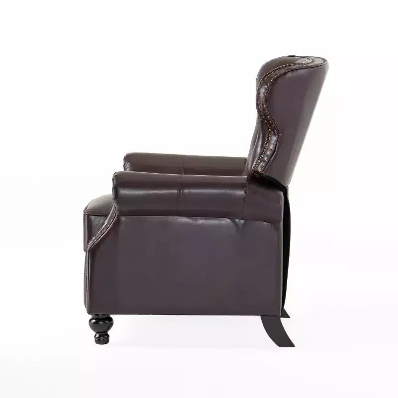 Walder Contemporary Upholstered Tufted Pushback Recliner