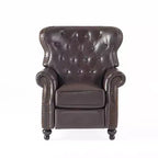 Walder Contemporary Upholstered Tufted Pushback Recliner