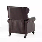Walder Contemporary Upholstered Tufted Pushback Recliner