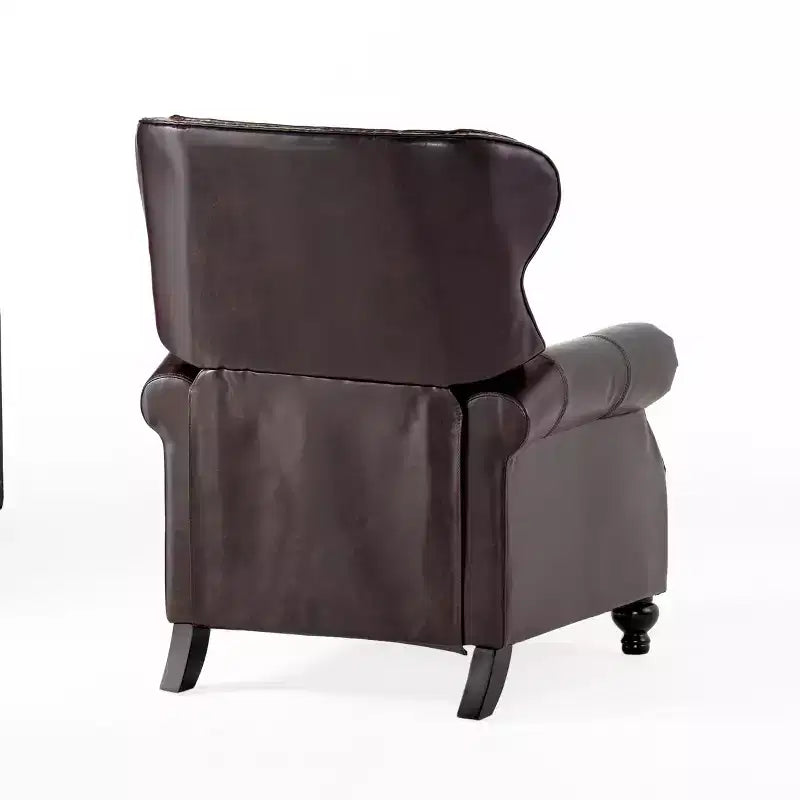 Walder Contemporary Upholstered Tufted Pushback Recliner