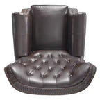 Walder Contemporary Upholstered Tufted Pushback Recliner