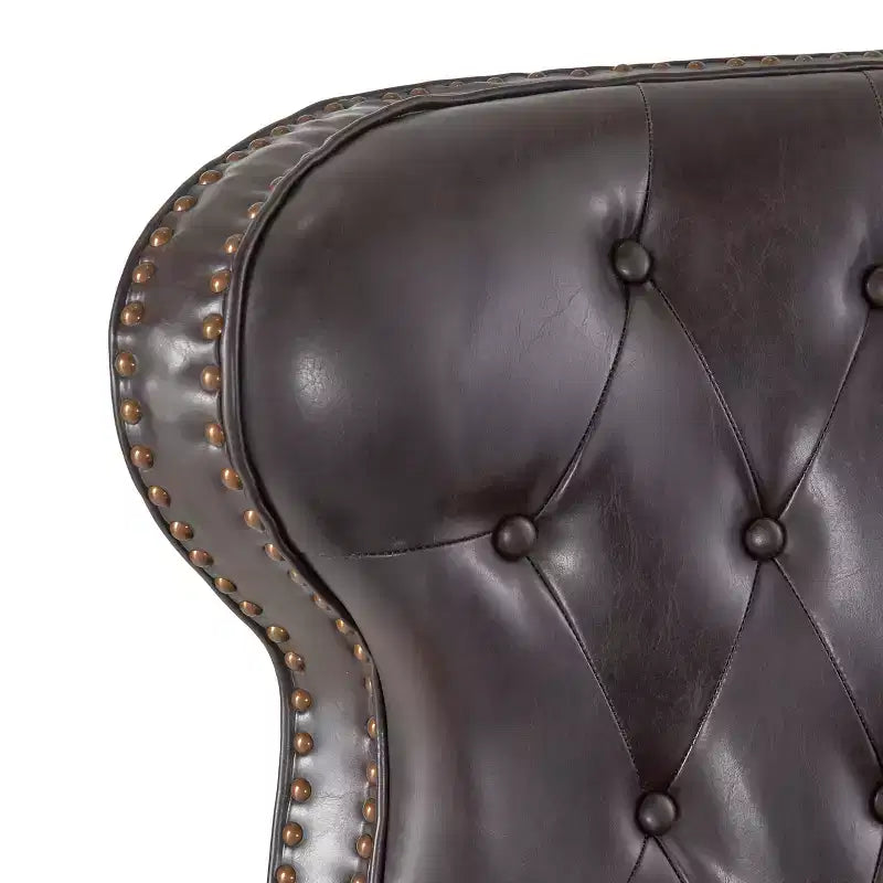 Walder Contemporary Upholstered Tufted Pushback Recliner