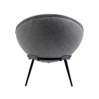 Vintage Upholstered Cup Accent Chair