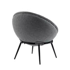 Vintage Upholstered Cup Accent Chair