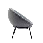 Vintage Upholstered Cup Accent Chair