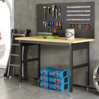Établi en bambou 48x24 pouces, établi de garage stable