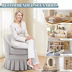 Fauteuil cylindrique du milieu du siècle avec dossier incurvé ergonomique et pieds en bois, siège d'appoint peu encombrant pour chambre et salon