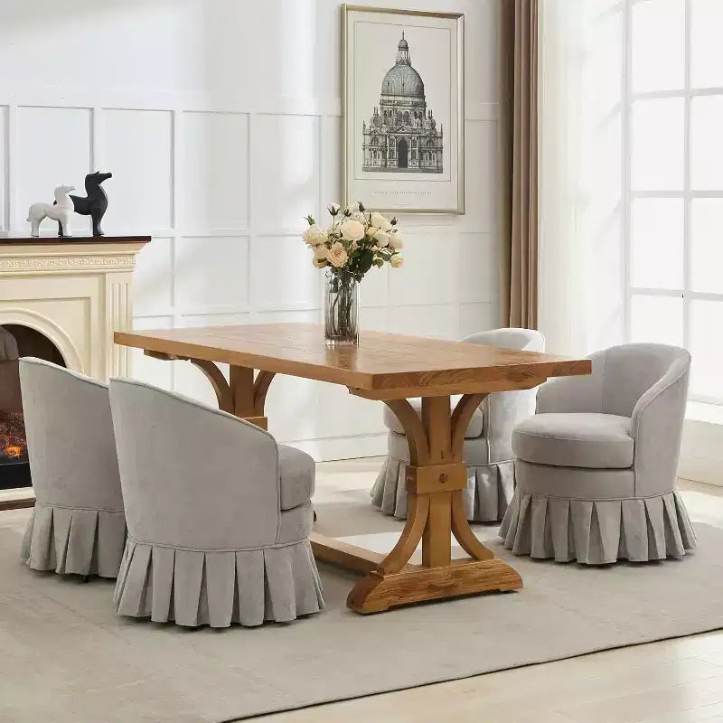 Fauteuil cylindrique du milieu du siècle avec dossier incurvé ergonomique et pieds en bois, siège d'appoint peu encombrant pour chambre et salon