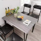 4-Piece Dining Set for Small Spaces, Kitchen Table with 4 Padded Chairs, Compact Dining Room Furniture for Apartments & Cozy Homes