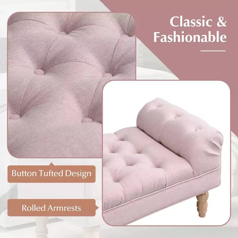 Banc rembourré capitonné Kate Modern