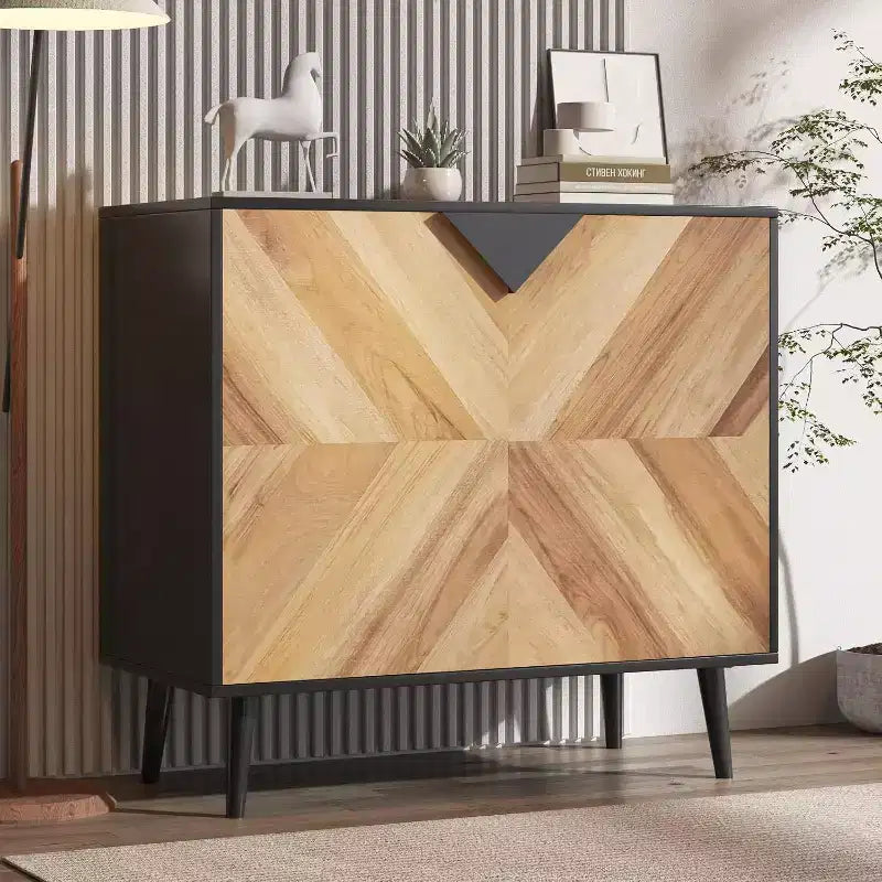 31.5" Modern Storage Cabinet - Sideboard with Shelf & Doors for Dining & Living Room