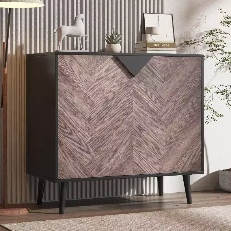 31.5" Modern Storage Cabinet - Sideboard with Shelf & Doors for Dining & Living Room