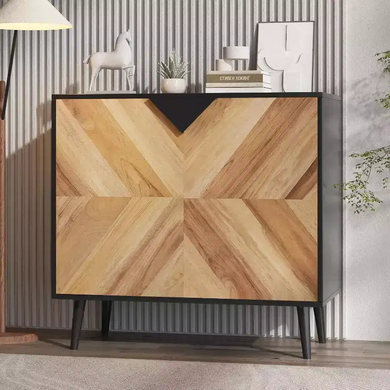 31.5" Modern Storage Cabinet - Sideboard with Shelf & Doors for Dining & Living Room