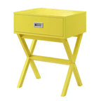 Table d'appoint Belmont avec tiroir spacieux et surface large, table d'appoint contemporaine pour lampes et accessoires décoratifs