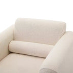 Fauteuil d'appoint moderne GDFStudio Jeremy 33.5 avec dossier et coussin