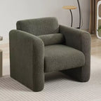 Fauteuil d'appoint moderne GDFStudio Jeremy 33.5 avec dossier et coussin