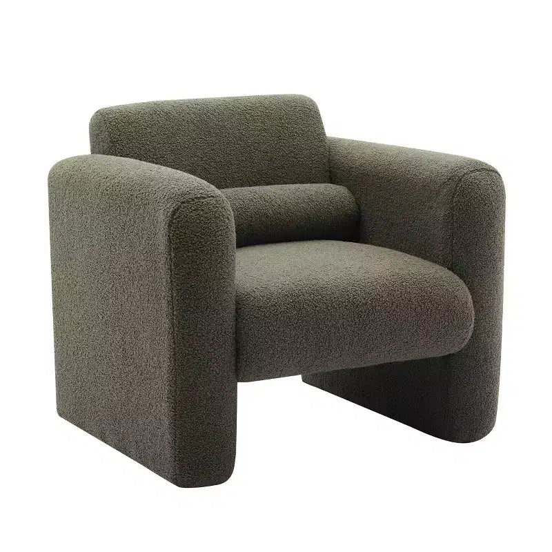 Fauteuil d'appoint moderne GDFStudio Jeremy 33.5 avec dossier et coussin