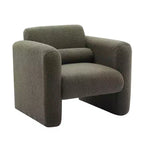 Fauteuil d'appoint moderne GDFStudio Jeremy 33.5 avec dossier et coussin